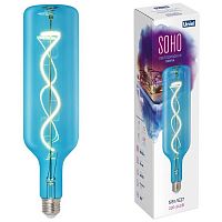 Лампа светодиодная филамент Uniel SOHO LED-SF21-5W GLS77BL 5Вт 220В Е27 Синия картинка 
